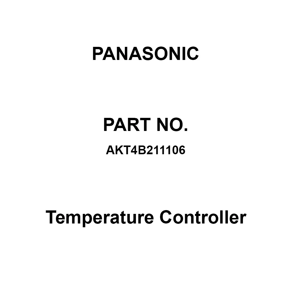 Panasonic Temperature Controller AC/DC 24 V Power Supply Voltage, AKT4B211106