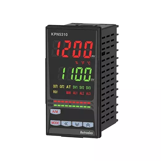 Autonics Bar Graph Temperature Controller OUT1CURSSROUT2Relay x PV+RSV, KPN5313-030