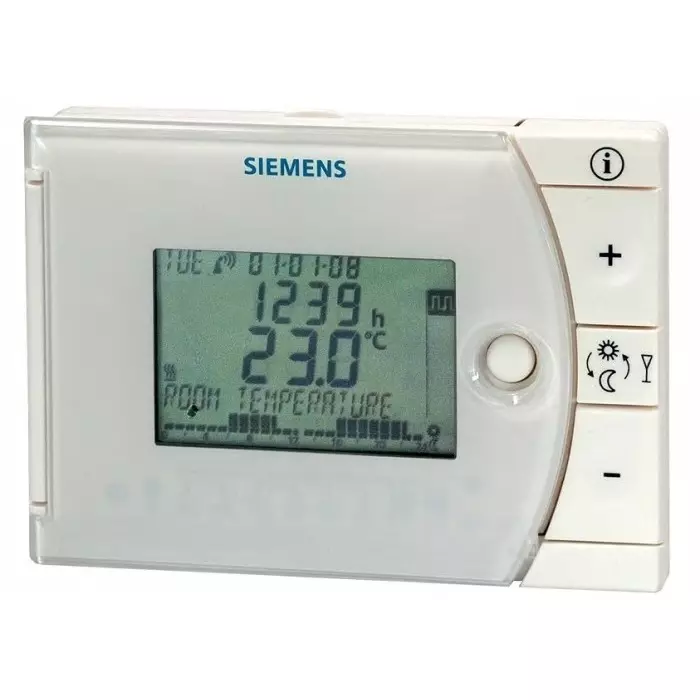 Siemens REV13 Wall Mount PID Temperature Controller, 94 x 130 x 30mm 1 Input, 1 Output Relay, 3 V DC Supply Voltage PID, REV13 / BPZ:REV13