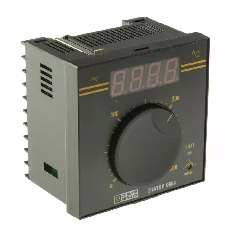 Pyro Controle STATOP Panel Mount On/Off Temperature Controller, 96 x 96mm 1 Input, 1 Output Relay, 90 - 260 V AC, LR09604-110