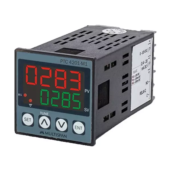 MULTISPAN Process & Temperature Controller 48x48x95 mm with Analog and Modbus Output, PTC-4201-M1