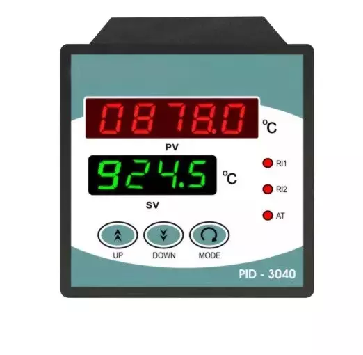 Hartley Dual Display PID Temperature Controller, J/K/PT100, 0-1600°C, SSR/Relay/4-20 mA, PID-3040