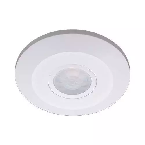 Havells Flush Mount PIR Sensor Round Shape in White Plastic Body, ACSBA008