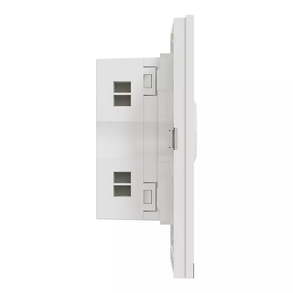 schneider-electric-unica-pure-series-pir-motion-sensor-polar-white-2-modules-250-v-ac-operational-voltage-and-ip40-rating-unspir_we