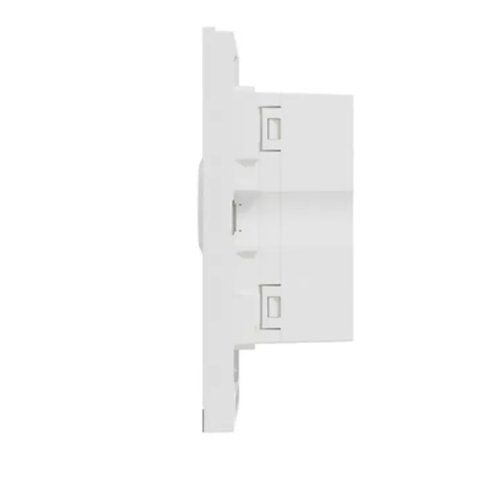 Schneider Electric Unica Pure-PIR Motion Sensor White 2 Modules 110 ° Horizontal 9 x 8 m Movement Detection Area