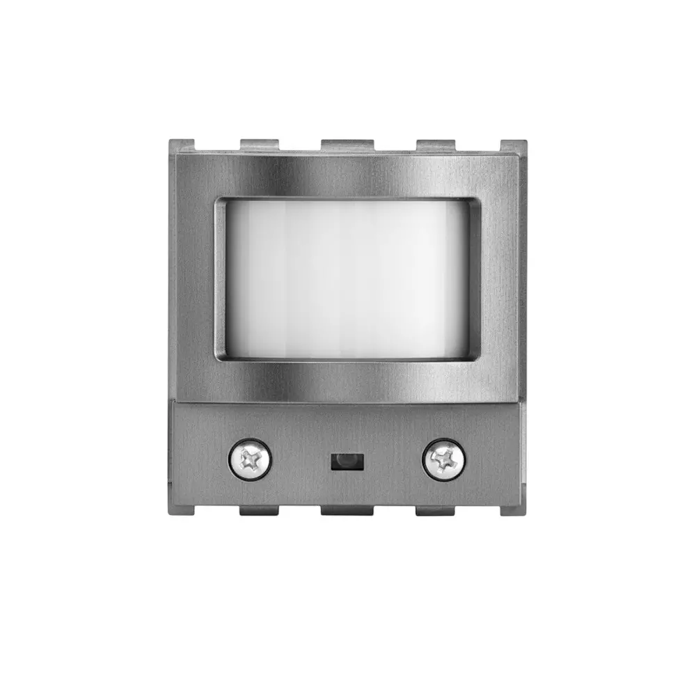 Anchor Roma Urban PIR Sensor Corded Electric 2 Module Silver for Homes, Offices & Commercial Use, 66708S