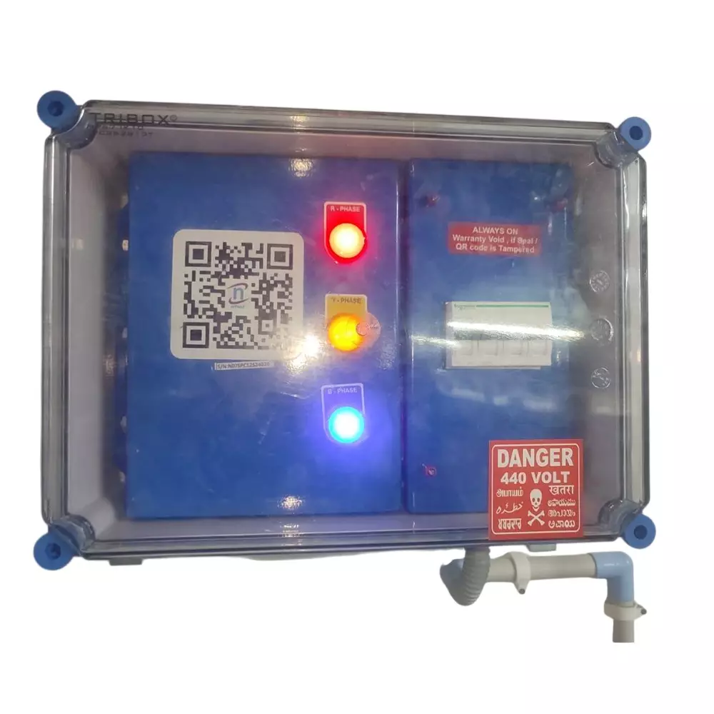 NITHAS Smart [Ai] Electrical Commercial Power Factor Controller Saver 6 Amp - 4 Pole 3 Phase Supply, NSPFCS-150