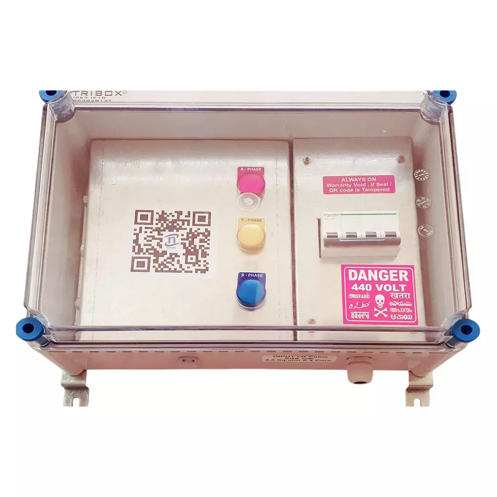 NITHAS Smart [Ai] Electrical Commercial Power Factor Controller Saver 10 Amp - 4 Pole 3 Phase Supply, NSPFCS-300