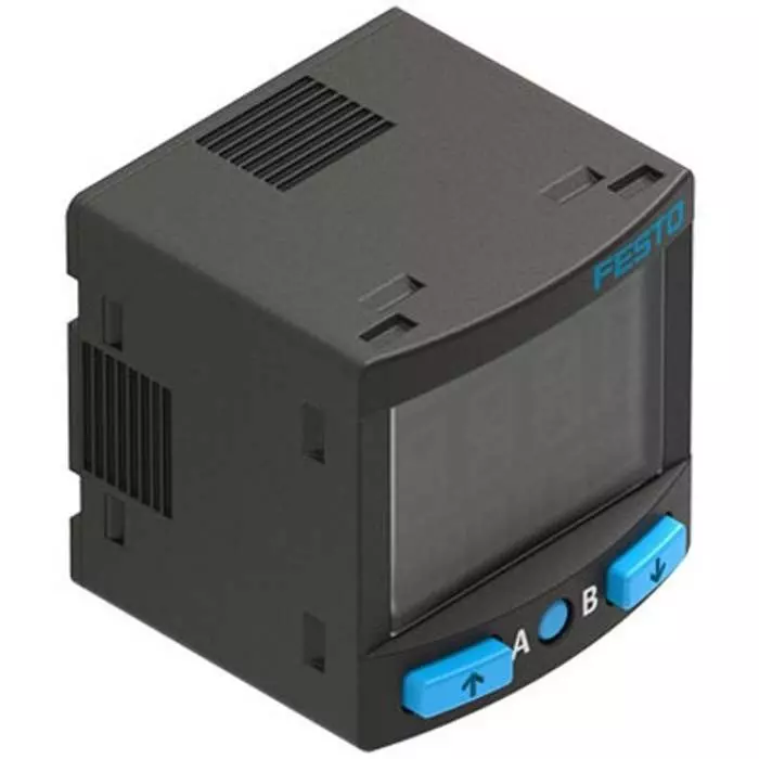 Festo SPAN Series Pressure Sensor, 0 bar Min, 10 bar Max, 2NPN Output, Relative Reading, SPAN-P10R-G18F-PN-PN-L1