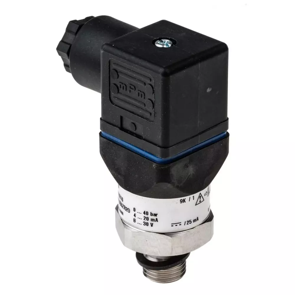 WIKA A-10 Series Pressure Sensor 0bar Min 40bar Max Current Output Relative Reading, 12719316