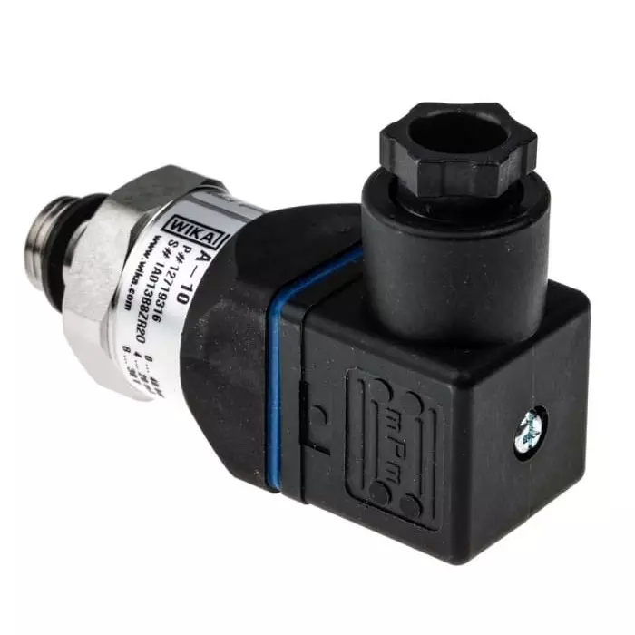 WIKA A-10 Series Pressure Sensor 0bar Min 40bar Max Current Output Relative Reading, 12719316