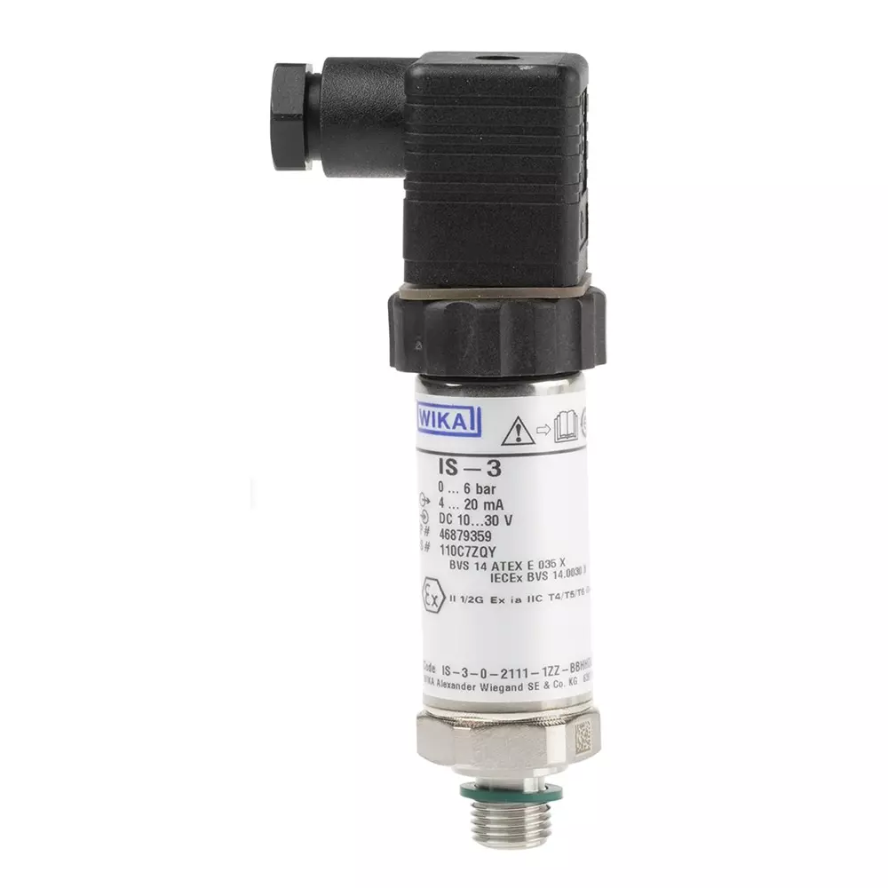 WIKA IS-3 Series Pressure Sensor 0bar Min 6bar Max Analogue Output, 46879359