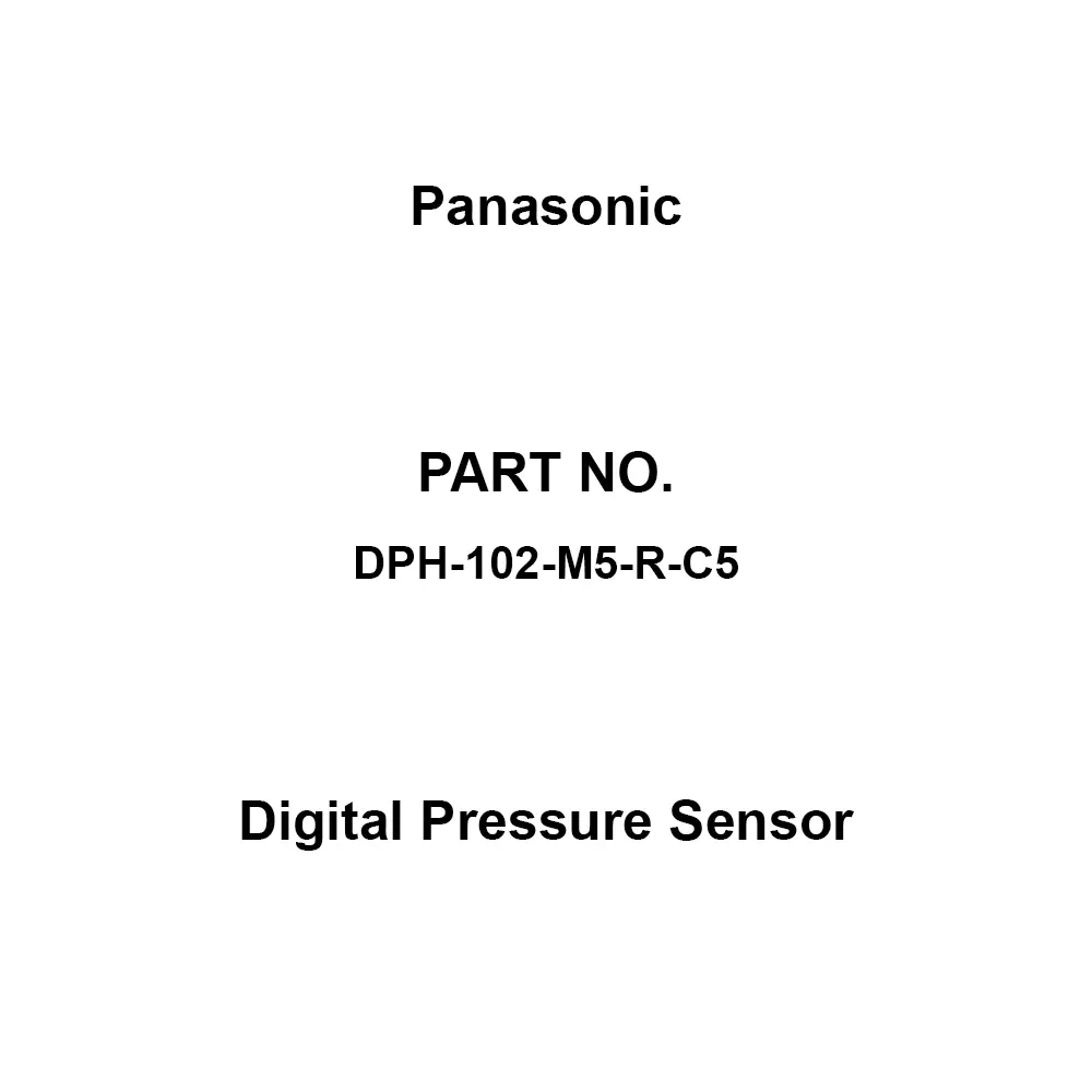 Panasonic Digital Pressure Sensor M5 male thread, DPH-102-M5-R-C5