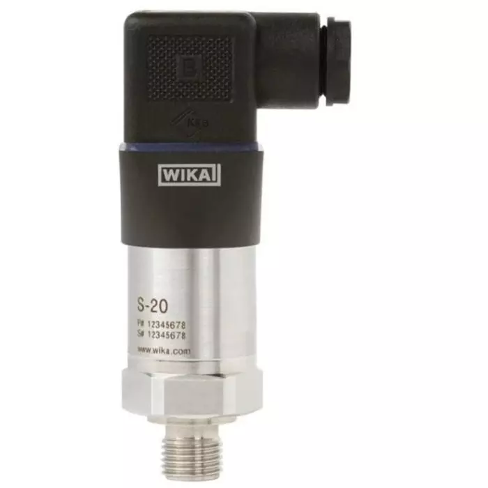 WIKA S-20 Series Gauge Pressure Sensor 0bar Min 40bar Max Analogue Output Gauge Reading, 48782567