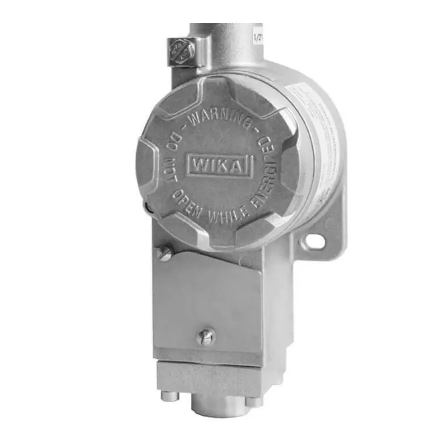 WIKA PCA Series Pressure Sensor 16bar Min 100bar Max SPDT Output Gauge Reading, 14151759