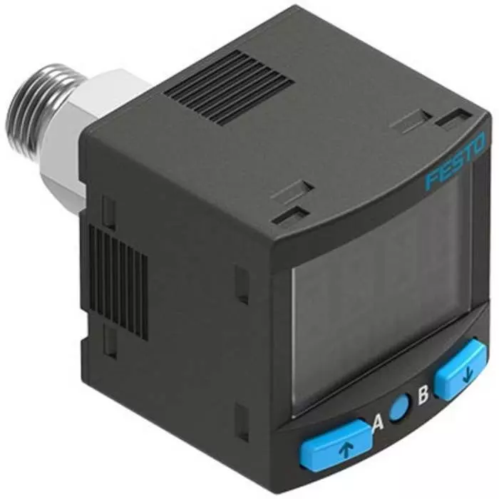 Festo SPAN Series Pressure Sensor, -1 bar Min, 10 bar Max, 2NPN Output, Relative Reading, SPAN-B11R-G18M-PN-PN-L1