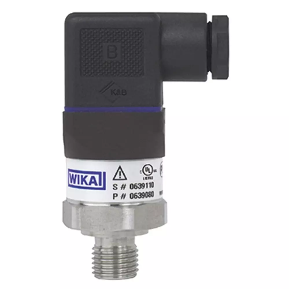 WIKA A-10 Series Pressure Sensor 0bar Min 10bar Max Analogue Output, 46879225