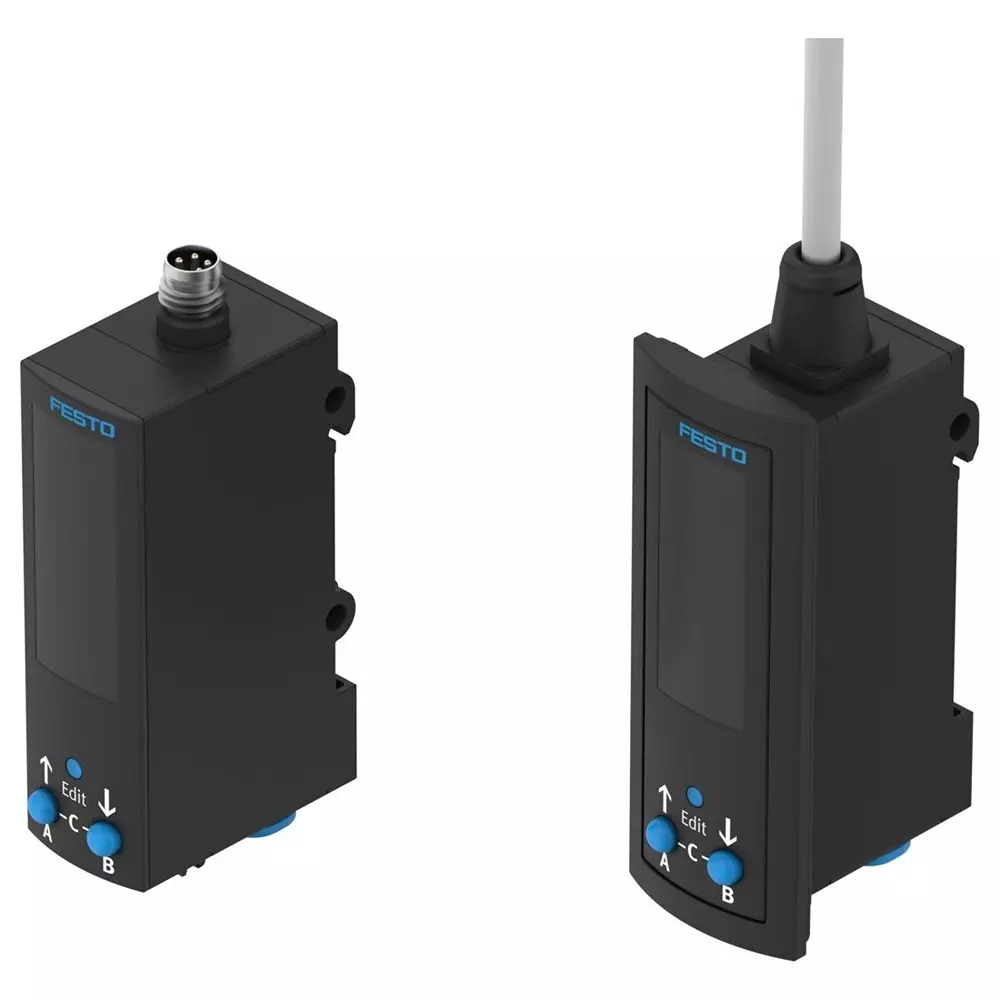 FESTO Pressure Sensor 0 °C - 50 °C Media Temperature Qs-4 Qs-5/32 Pneumatic Connection, 539679