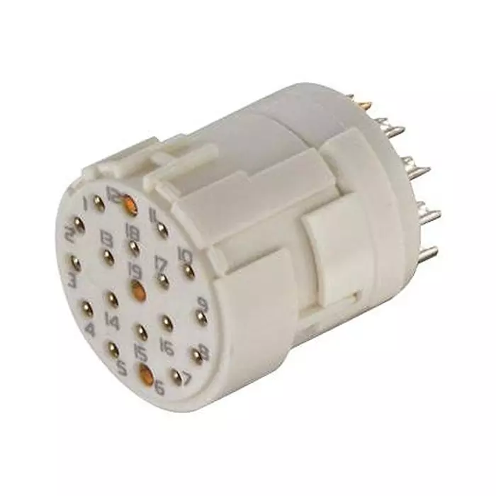 Harting Sensor Connector Inserts SENSOR CONN INSERT, M23, SOCKET, 19POS, 09151192702
