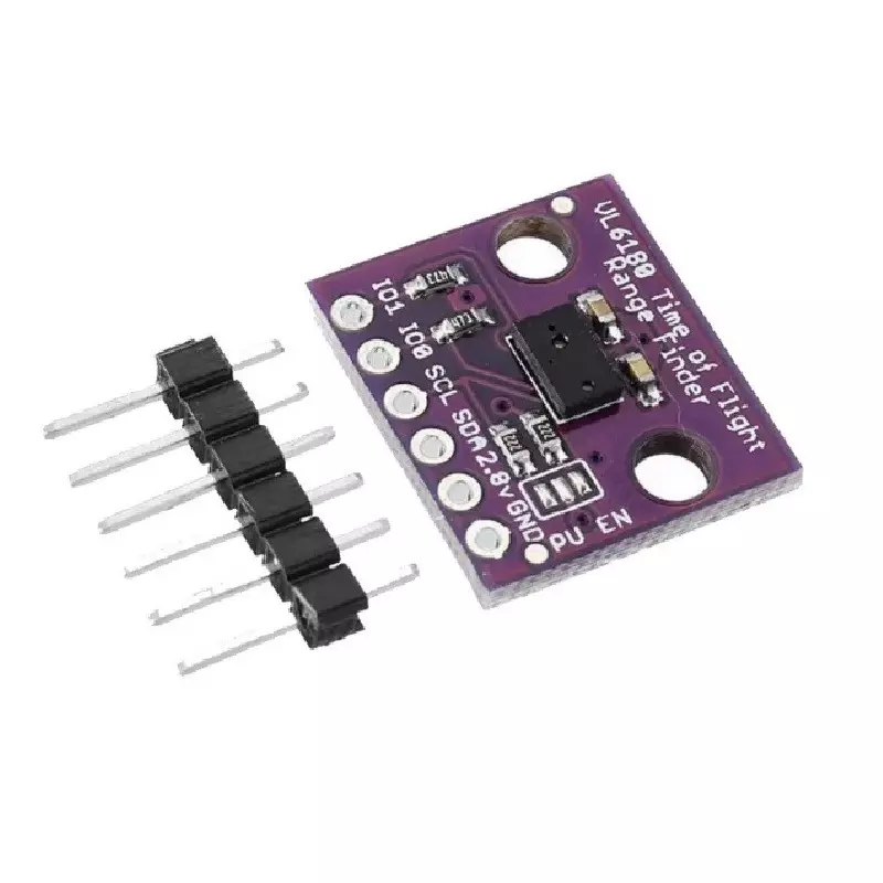 GENERIC Unsoldered Purple Proximity Sensor Ambient Light Sensor Gesture Recognition Development Board, MCU-6180 VL6180