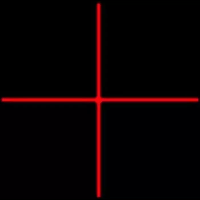 Global Laser 60° fan angle Cross shape Moulded Multi Rod Laser Lens Exit aperture 5 mm, Interchangable Cross 60d