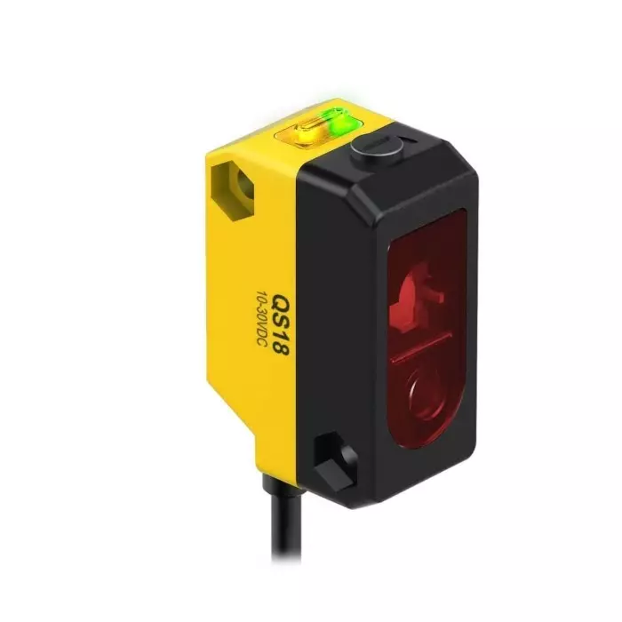 Banner Background Suppression Photoelectric Sensor, Rectangular Sensor, 150 mm Detection Range, QS18VN6LAFQ