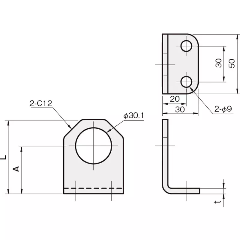 iwata-sensor-bracket-82x45x60-mm-dimension-fs30lt060-g
