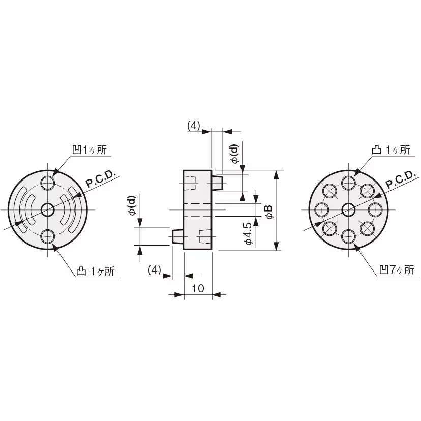 iwata-sensor-bracket-polyamide-pa-66n-black-for-square-shaft-fsfpja10-s02j