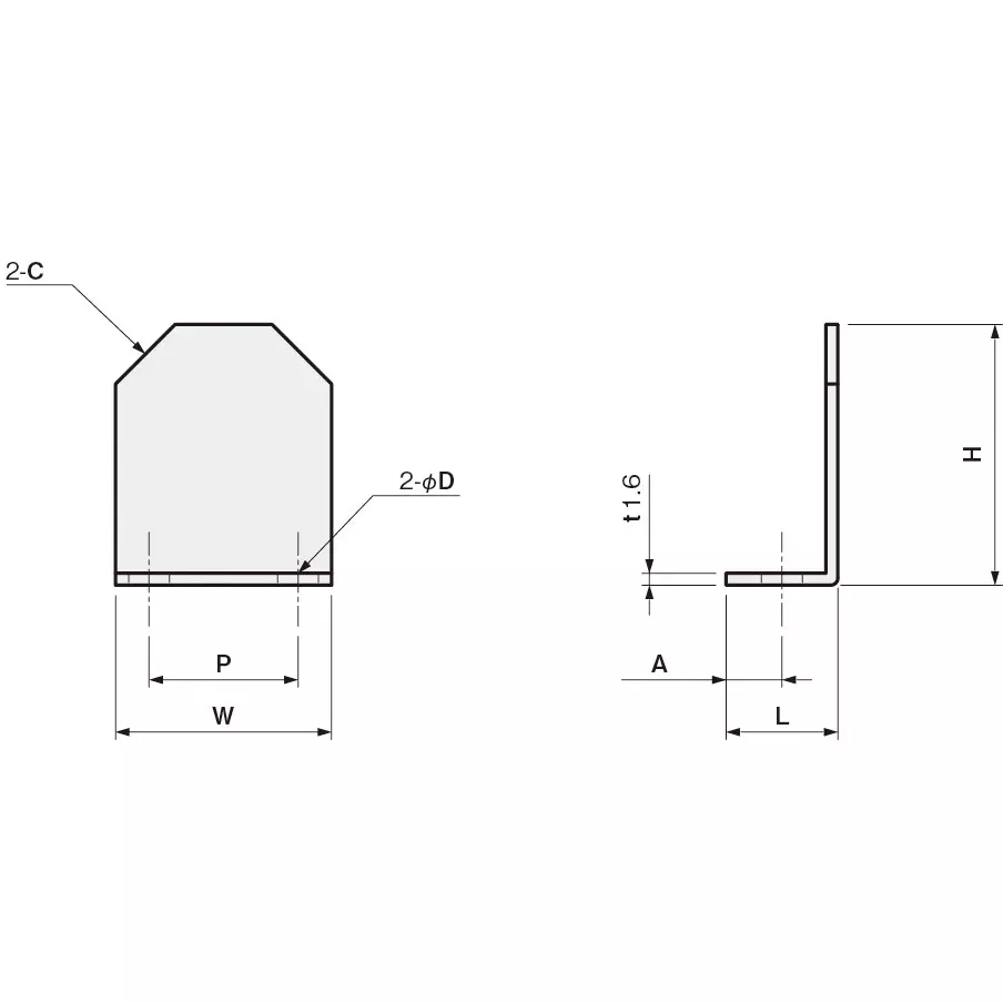 iwata-sensor-bracket-15x75-mm-dimension-sbl10-00