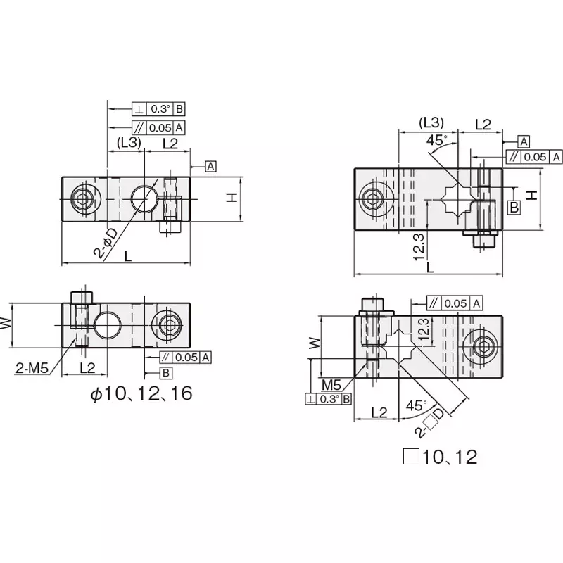 iwata-sensor-bracket-52-mm-dimension-l-for-round-shaft-fskx10-10a