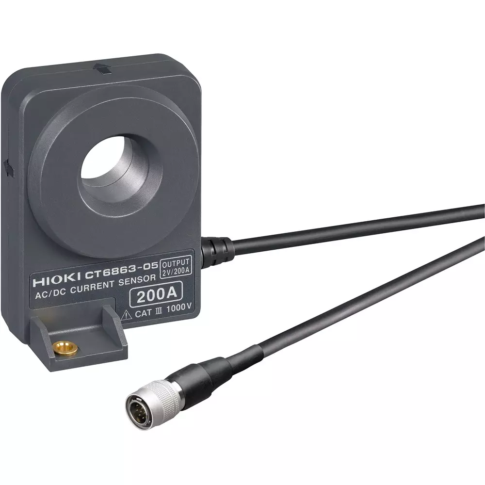 Hikoki Ac/Dc Current Sensor Supplied via power analyzer PW8001, PW6001, PW3390, sensor unit CT9555, CT9556,, CT6863-05