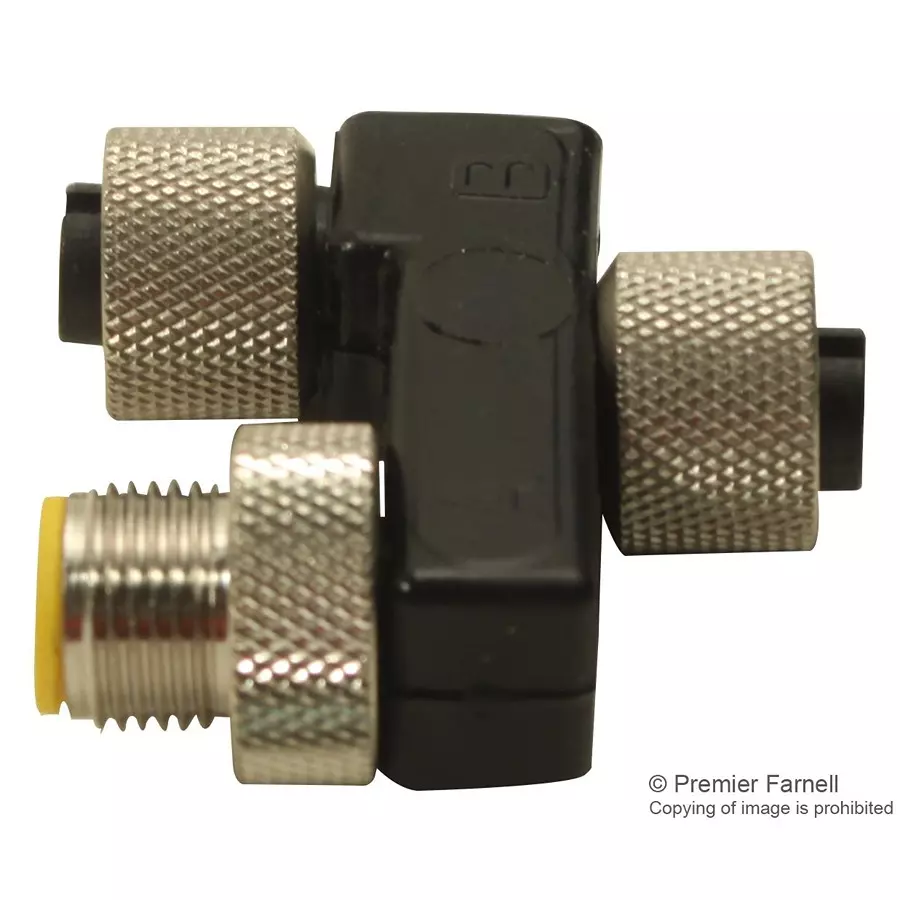 LUMBERG AUTOMATION SENSOR SPLITTER, T-SHAPE, 2PORT, 0906 UTP 101
