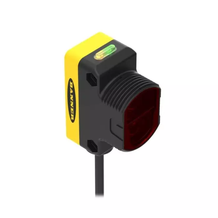Banner Fixed Field Photoelectric Sensor, Rectangular Sensor, 200 mm Detection Range, QS30FF200