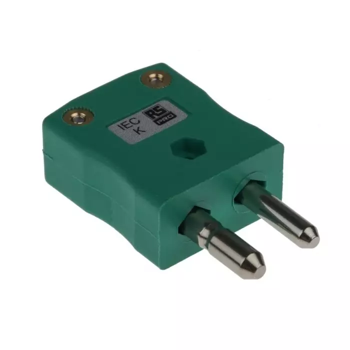 RS PRO In-Line Thermocouple Connector for Type K Thermocouple Standard Size IEC Standard, 4559988