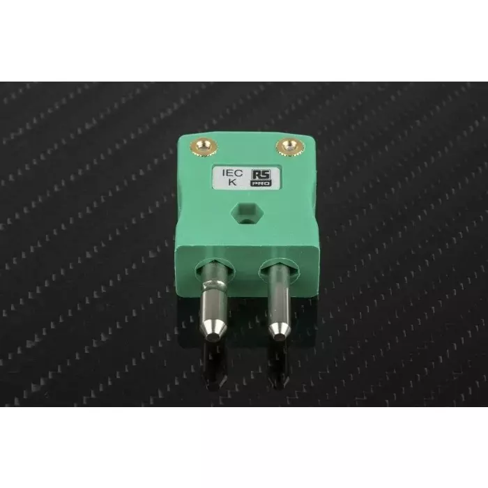 RS PRO In-Line Thermocouple Connector for Type K Thermocouple Standard Size IEC Standard, 4559988