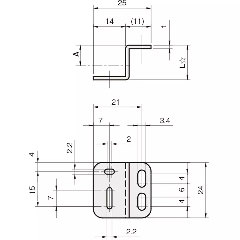 iwata-sensor-bracket-15x15x10-mm-dimension-fstslw010-s
