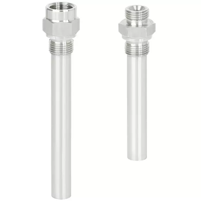WIKA TW50 Series Threaded Thermowell for Use with Thermometers, 3909203