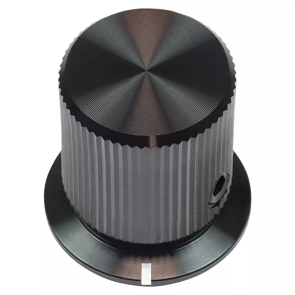 Vishay Knob Skirted Shaft 12.7 mm Shaft Dia, 4698959