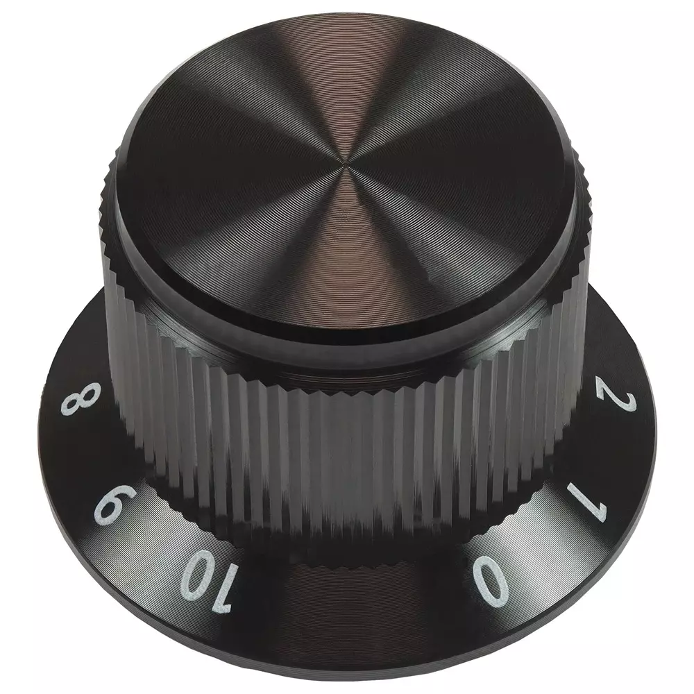 Vishay Knob Skirted Shaft 19.1 mm Shaft Dia, 4698961