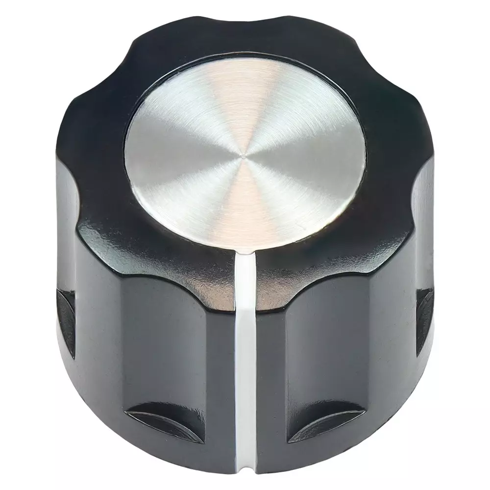 Vishay Knob Round Shaft 16 mm Shaft Dia, 4698954