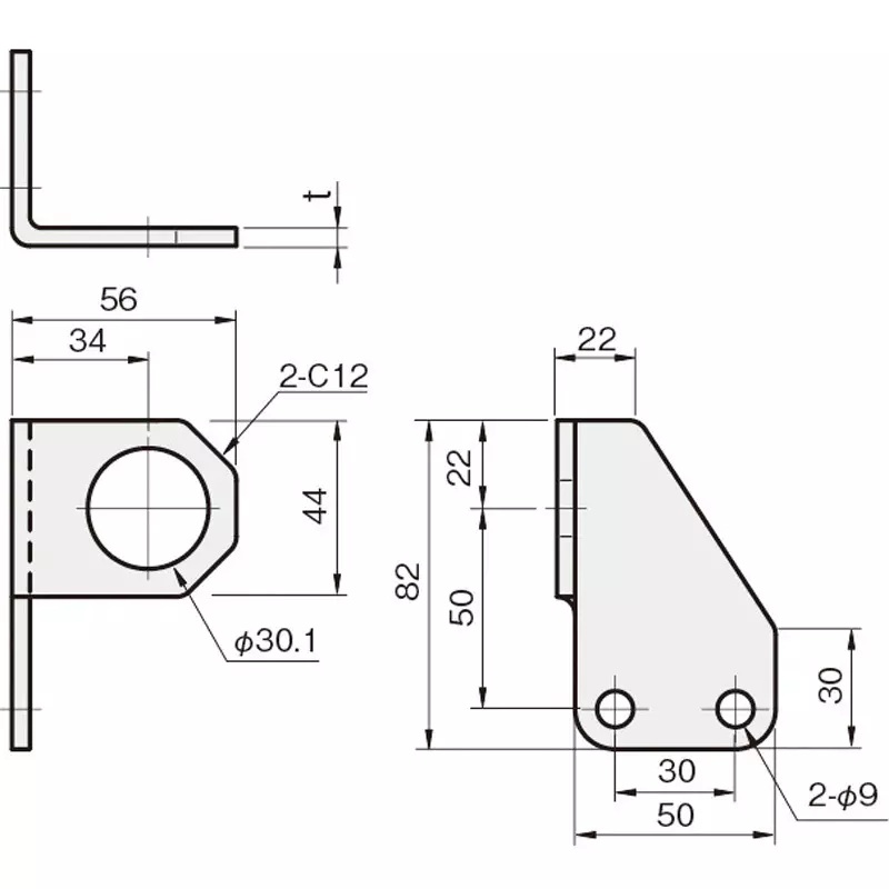 iwata-sensor-bracket-82x45x50-mm-dimension-fs30lh050-g