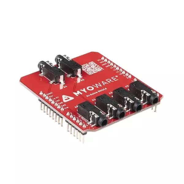 SparkFun MyoWare 2.0 Arduino Shield Sensor Board 3.3 V, 5 V Operating Supply Voltage, DEV-18426