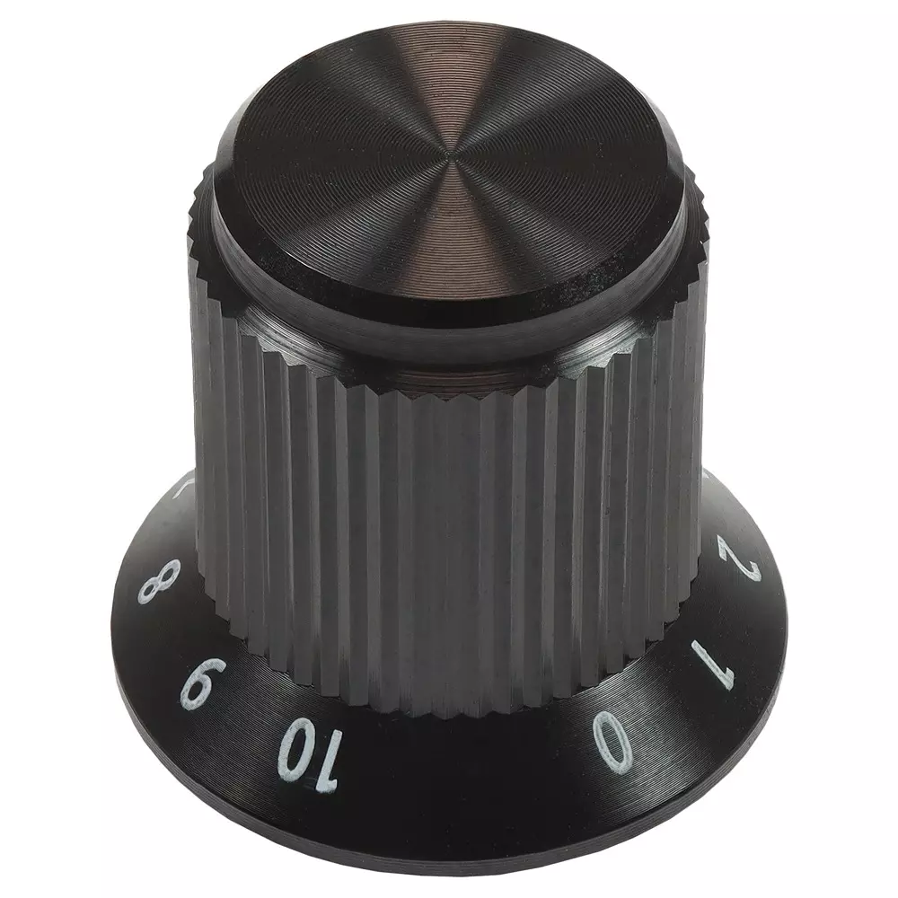 Vishay Knob Skirted Shaft 12.7 mm Shaft Dia, 4698960