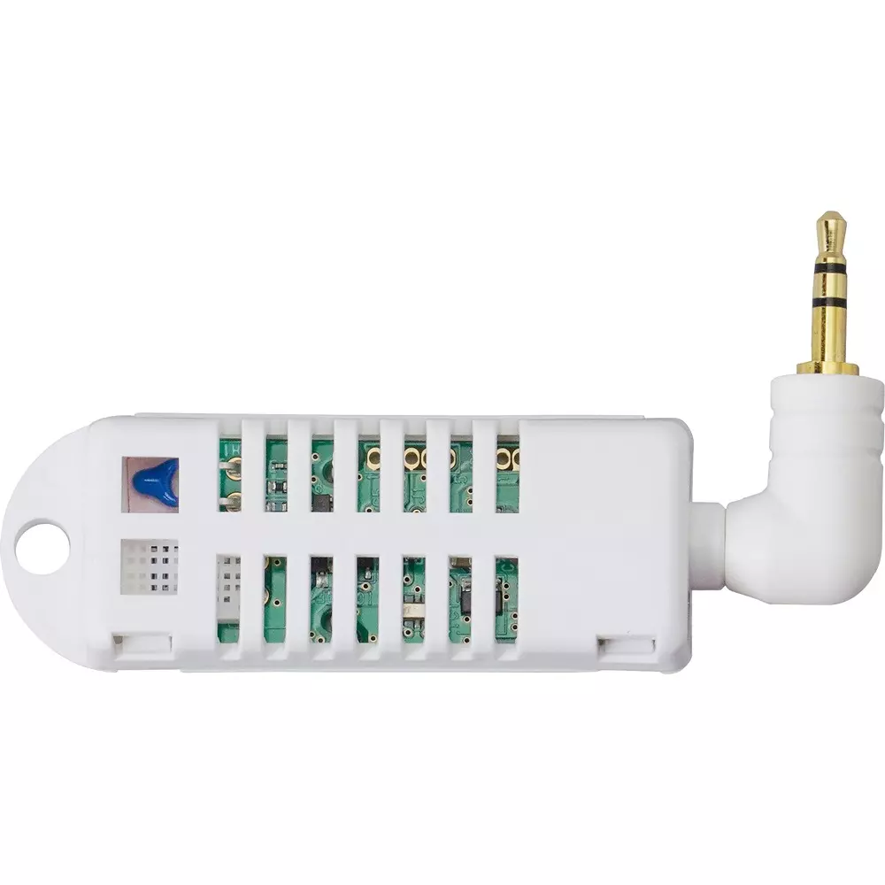 T&D Temperature and Humidity Sensor (1) Temperature / humidity sensor part, (2) Polypropylene resin Material, THA-3001