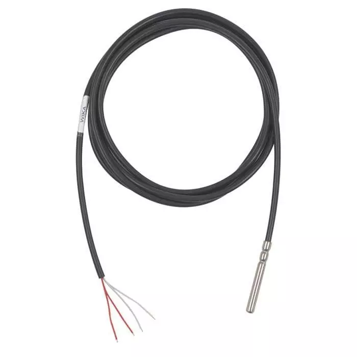 WIKA RTD Sensor 6mm Dia 50mm Long 2 Wire +200°C Max, 48802134