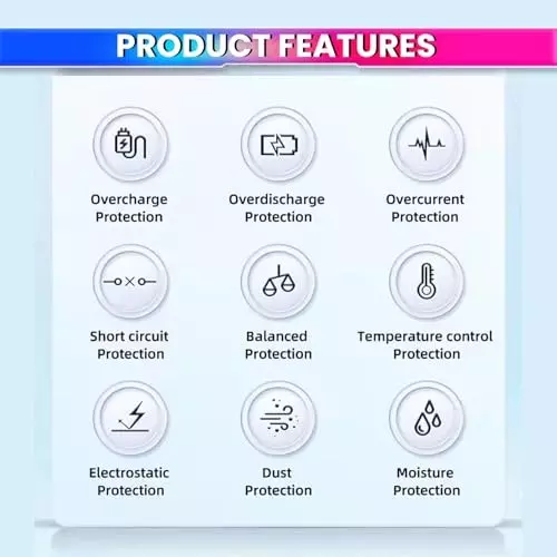 amicisolar-bms-with-ntc-sensors-xj-d096-4s-12-v-10-a-lifepo4-120-a-overcurrent-protection-cell-balancing
