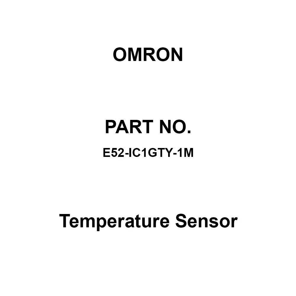 Omron Temperature Sensor Y-type crimp Terminal for M3.5, E52-IC1GTY-1M