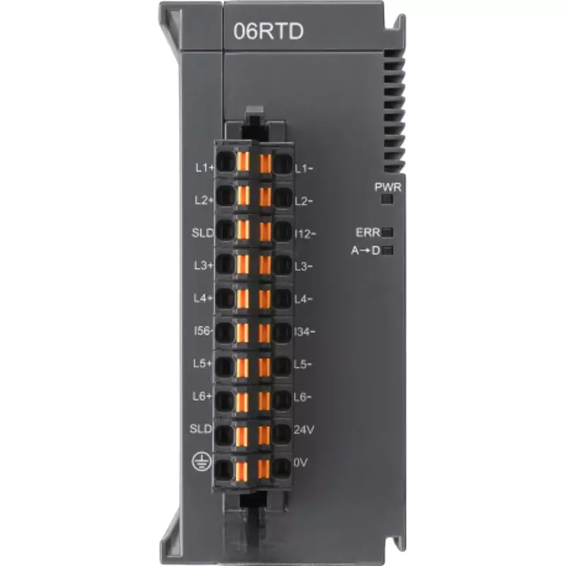 Delta 6 Channels PT, NI Temperature Sensor with Rectangular Shape Plastic Body and 0.1°C Resolution, AS06RTD-A