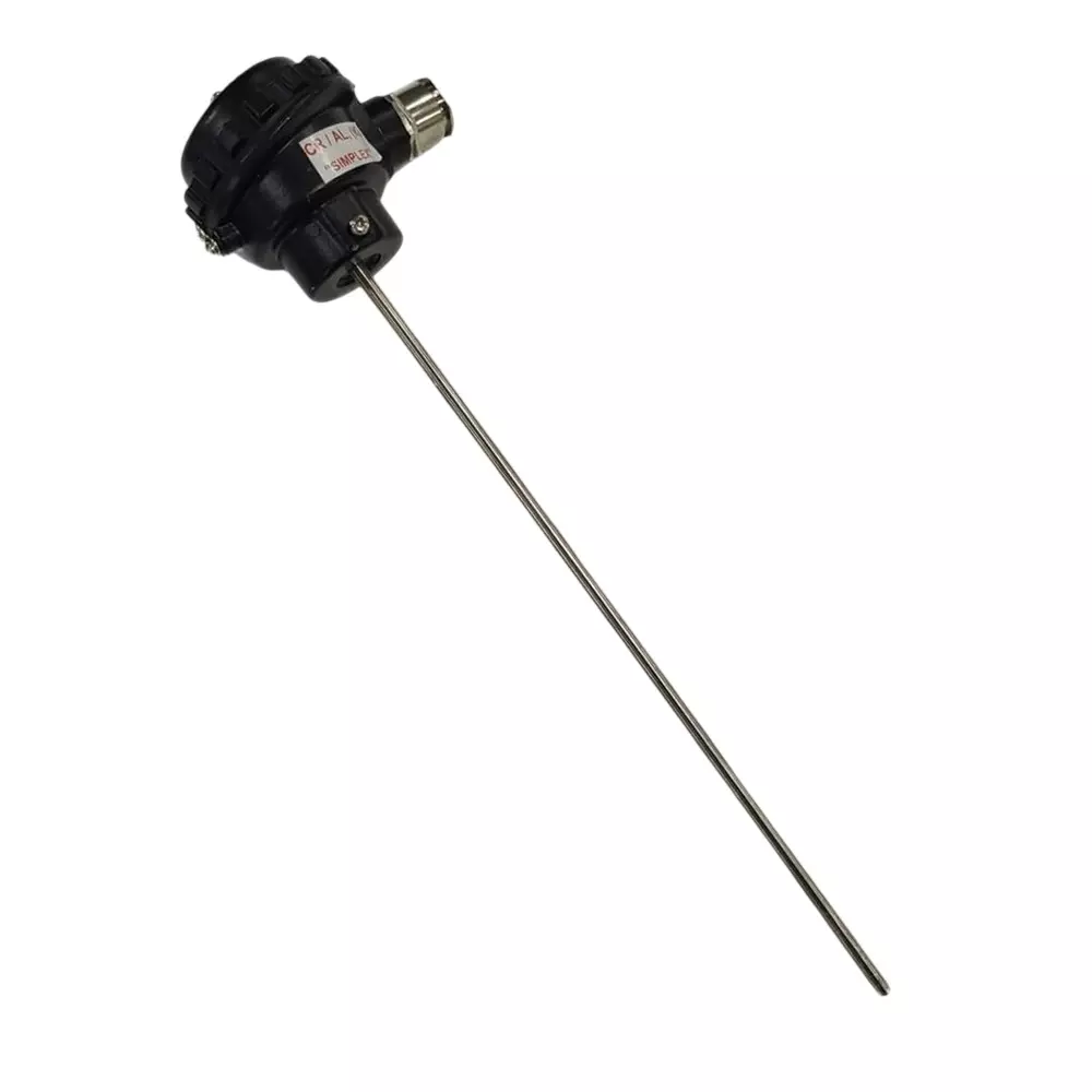 Japsin Instrumentation PT-100 3-Wire RTD Temperature Sensor with Head Assembly 30x5x5 cm 425 g for Industrial Use