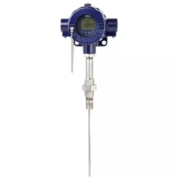 WIKA RTD Sensor 6mm Dia 2 Wire NPT 1/2 +450°C Max, 48778681